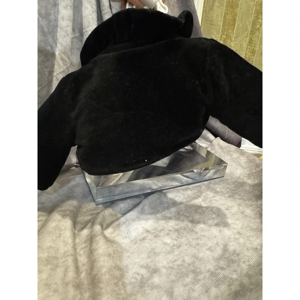 Velvet Black Ruffle Jacket‎ American Girl Doll Clothes So Cute!